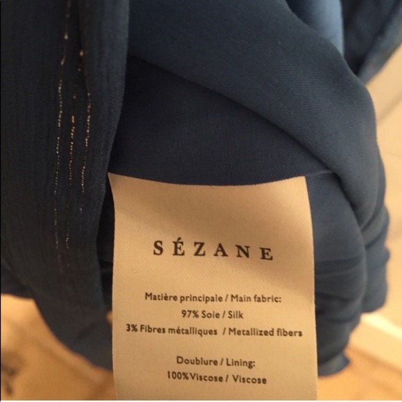 Sezane giovana dress size 36 NWT - Picture 6 of 7